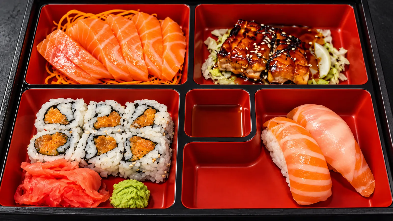 Salmon lover box at Tougen